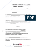 Plantilla Modelo de Contrato de Alquiler de Una Vi - 240312 - 140505