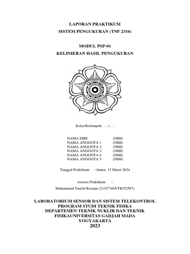 Contoh Laporan Praktikum PSP-01 | PDF | Sains & Matematika | Komputer