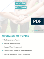 Becoming A High Performing Team