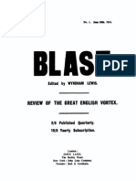 Blast - Vorticist Manifesto