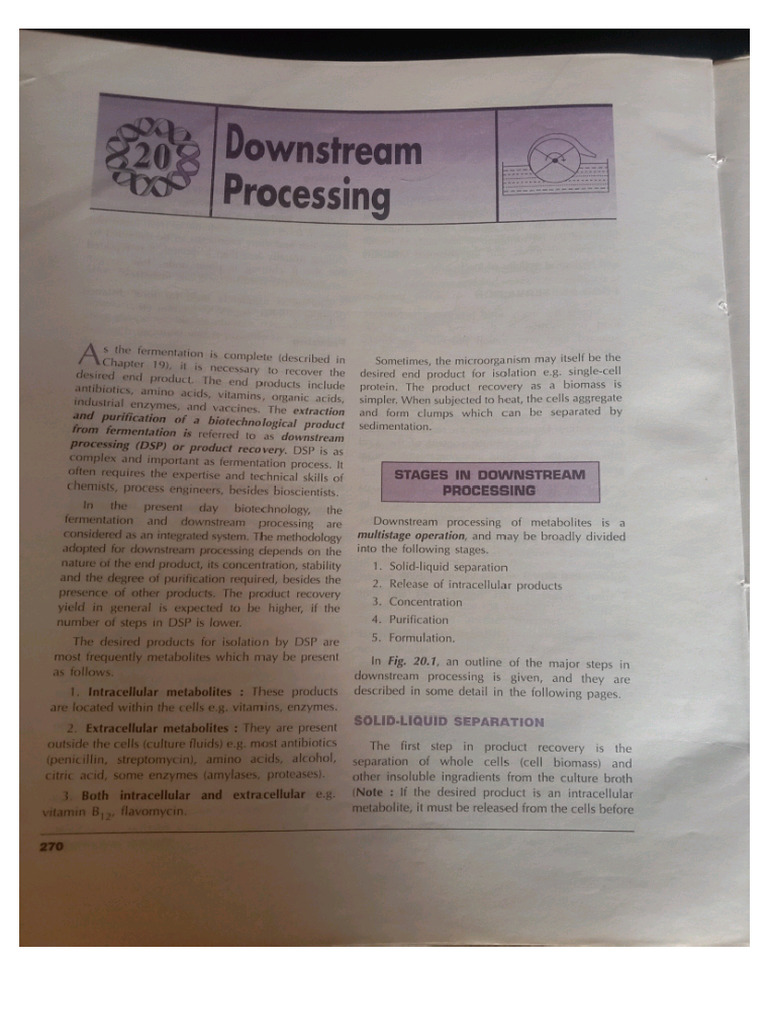 Downstreaming Processing Book | PDF