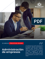 Brochure Administración de Empresas