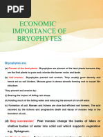 Economic Importance of Bryophytes