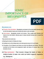 Economic Importance of Bryophytes