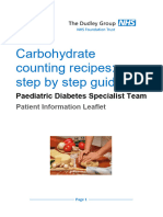 Carbohydrate Counting Recipes A Step by Step Guide V2
