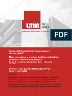 LC Módulo 1. Actividad 2. Mapa Conceptual y Práctica. Análisis Exploratorio de Datos e Inferencia Estadística