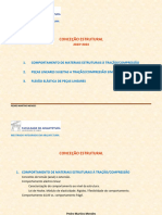 (PT) Comp. de Materiais Estruturais. Peças Lineares - Esf. Axial, Flexão