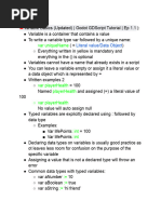 GDScript Tutorial Notes