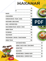 Menu Kantin