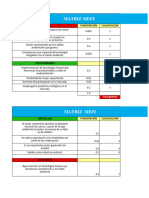 Matriz MEFI y MEFE en Excel