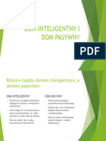 Dom Inteligentny I Dom Pasywny