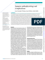 Preeclampsia Pathophysiology and Clinical Implications