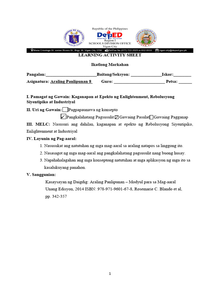 Ap Q3 Week3 4summativenoanswer Pdf