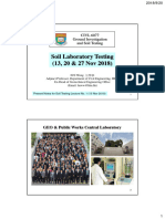 Soil Testing Lecture 1 (13 Nov 2018)