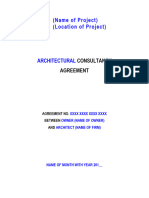 Final 201001 Architecture Consultancy Agreement