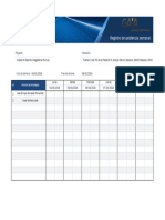 Registro de Asistencia Semanal