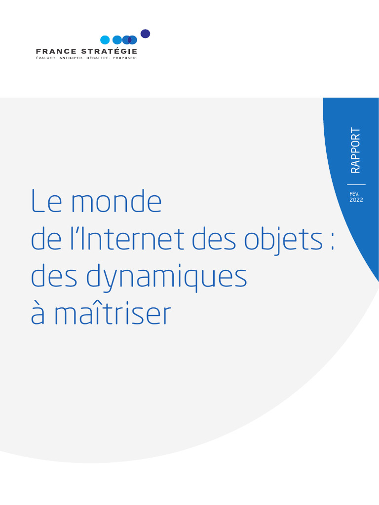 Internet des Objets : Enjeux et Dynamiques | PDF | Internet des objets ...