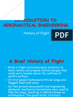 Intro Aero Eng 22-1 History Flight