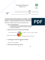 Evaluación Elemento 1 - Calidad Humana