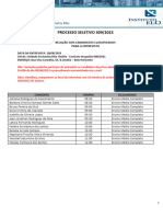 309-2023 Classificados para A Entrevista - Auxiliar Educacional - Lindia