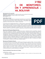 Convocatoria Asistente de Monitoreo & Evaluaciu00f3n, Cartagena, Bolivar