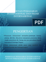 Pengertian Pemasaran Internasional Dan Pasar Internasional