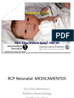 Dra. Elina Mendoza RCP Neonatal Medicamentos Abril 2023