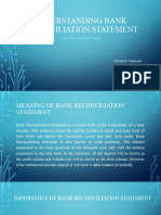 Understanding Bank Reconciliation Statement