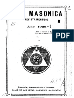 Vida masónica 1928 año III 1 marzo