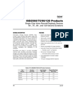 ,6'3URGXFWV: Single-Chip Voice Record/Playback Devices 60-, 75-, 90-, and 120-Second Durations