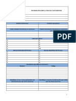 Formulario para Recabar Información y Documentar Procesos