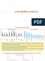 Inflation in Indian Context