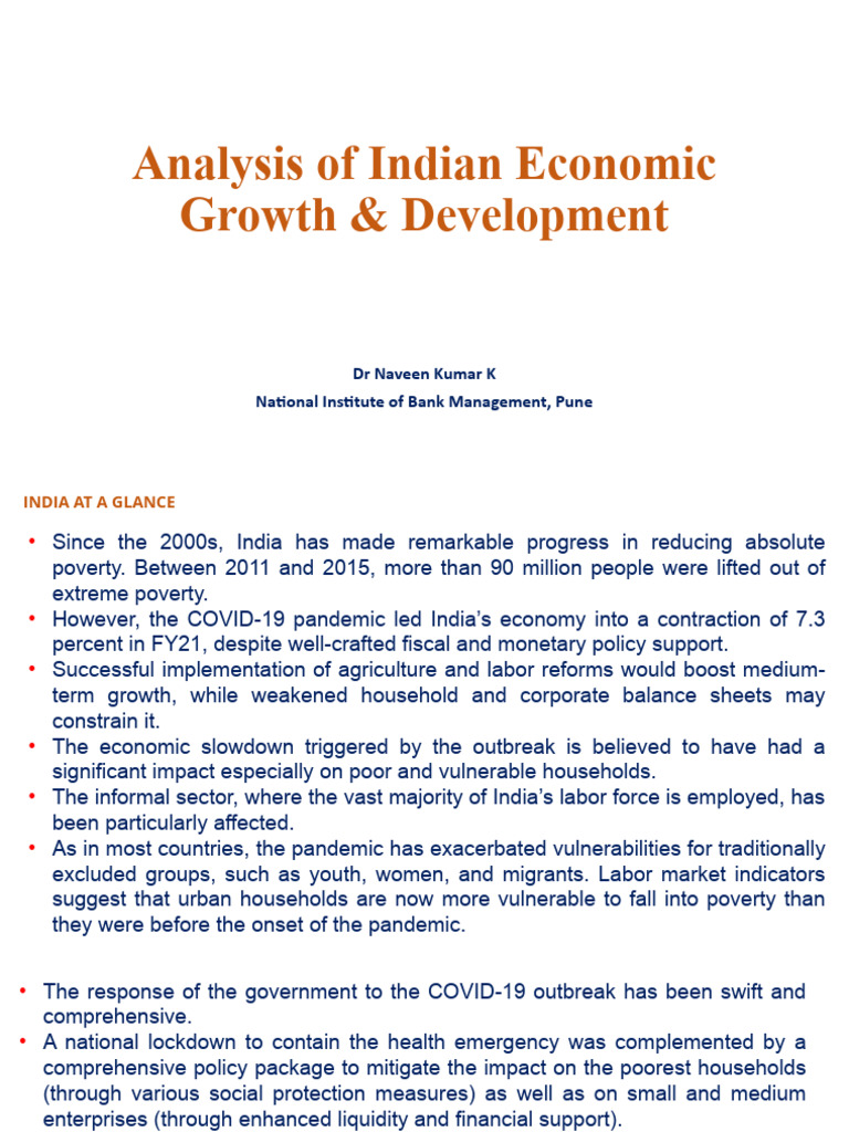Indian Economic Growth Analysis 2022 | PDF | Economy Of India | Inflation