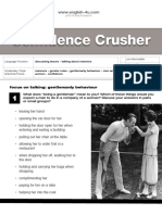 CCR - S Confidence Crusher Gender Roles Manners - Upper-Intermediate