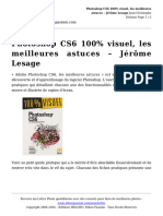 Photoshop Cs6 100 Visuel Les Meilleures Astuces Jerome Lesage PDF