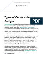 Types of Conversation Analysis