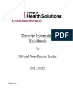 Handbook Dietetic Internship Ms and Nondegree Ay2122 Rev202108