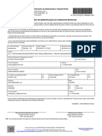 Formulário de Identificação Do Condutor Infrator