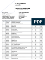 Transkrip - Portal Akademik