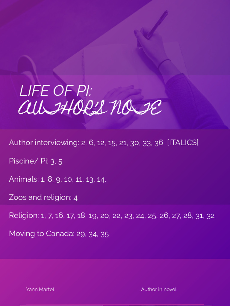 Life of Pi CLASS NOTES | PDF | Agnosticism | Atheism