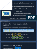 Potencias y Propiedades, Con Actividad