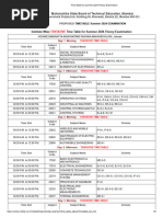 Summer 2024 Time Table (Tentative)