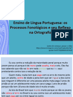 Processos Fonológicos 2 (Aula)