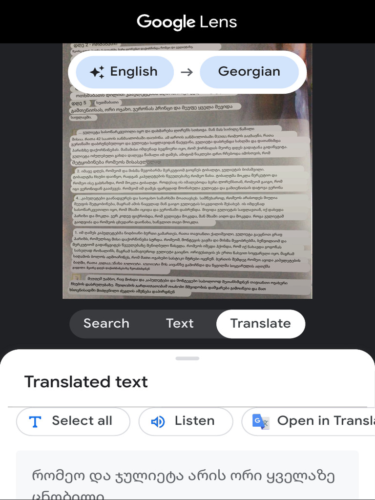 Google Lens PDF