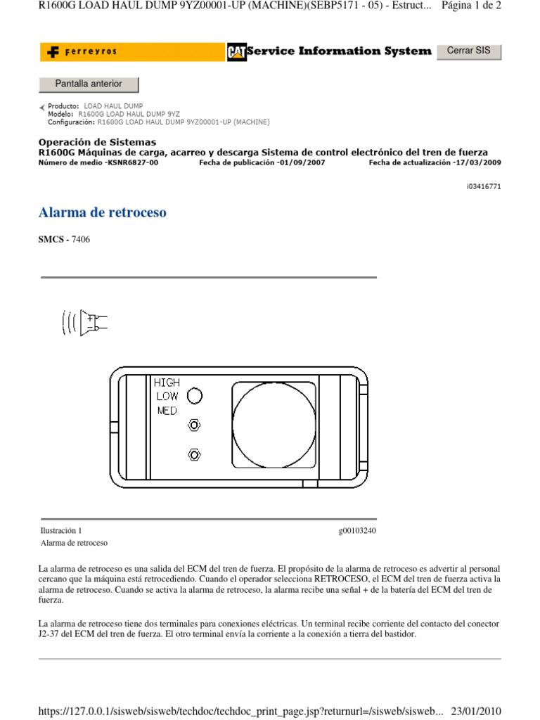 Alarma de Retroceso | PDF | Tecnología