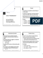 Università Degli Studi Sannio Ding: Puntatori