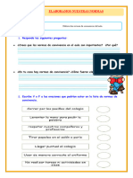 U1 S1 Ficha D1 PS Elaboramos Nuestras Normas