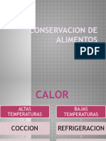 Conservacion de Alimentos