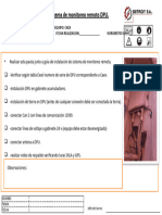 Pauta de Instalacion de Sistema Monitoreo DPU.