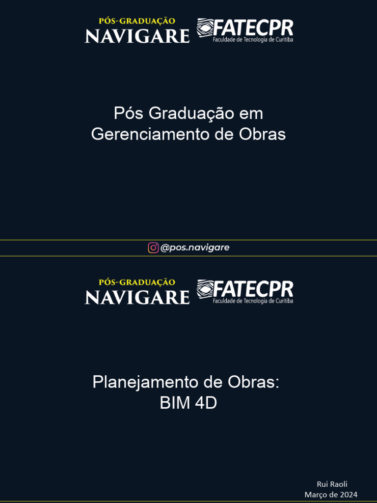 Planejamento de Obras com BIM 4D | PDF | BIM